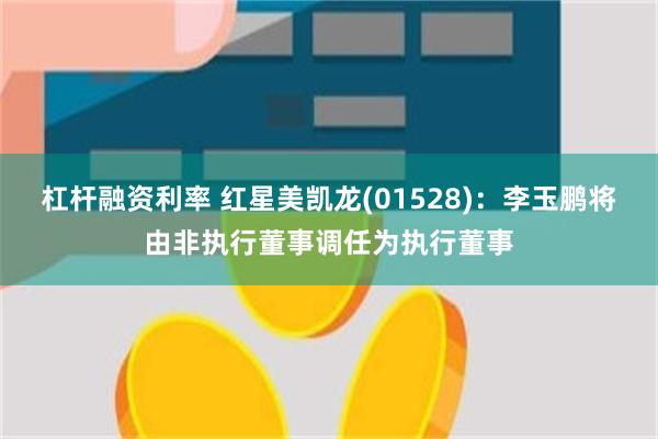 杠杆融资利率 红星美凯龙(01528)：李玉鹏将由非执行董事调任为执行董事