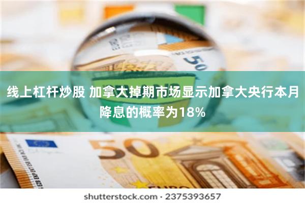 线上杠杆炒股 加拿大掉期市场显示加拿大央行本月降息的概率为18%